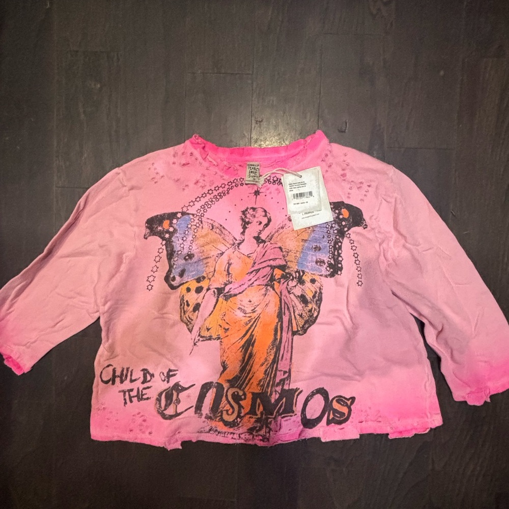 Magnolia Pearl Pink Graphic Sweatshirt Pristine cond, Nvr worn